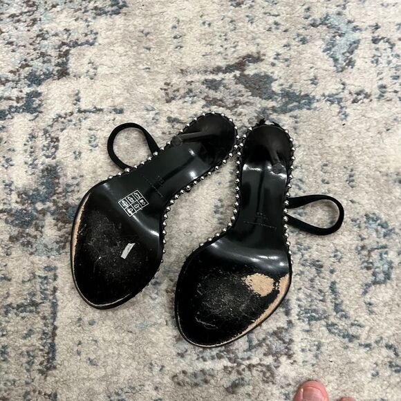 Alexander Wang Black and Clear Heels - Picture 8 of 9